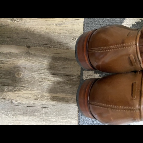 LIKE NEW‼️3DM LEATHER TAN TASSEL LOAFER SZ:13-13.5 - Picture 12 of 16